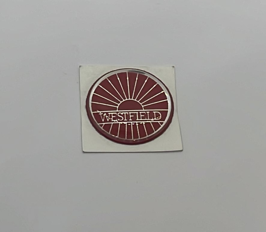 Westfield Badge 25mm Red/Silver (Clearance)
