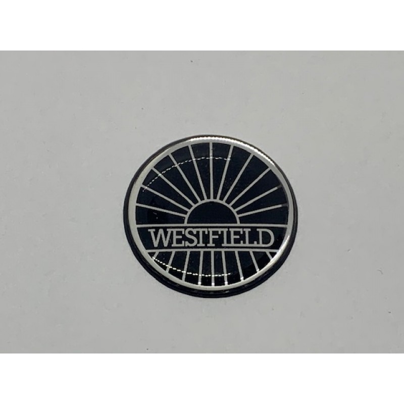 Westfield Badge 25mm Black/Silver (Clearance)