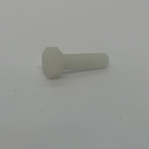 [8121226] M6 x 20 White Nylon Screw