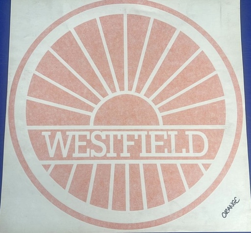 [6131034] Westfield Orange Bonnet Transfer - 430mm (Clearance)
